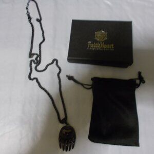 Faithheart Bear Paw Adjustable Necklace Jewelry NEW